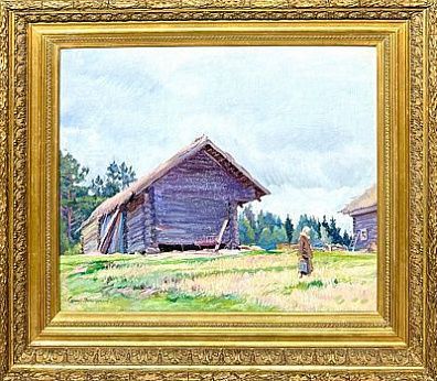 (М) Виноградов Сергей Арсеньевич (1869-1938) - Летний день. Вторая половина 1930-х гг. Холст, ...