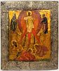 (П) Преображение Христа. Север. Первая половина XVIII в. Дерево, левкас, позолота. 34,5 х 29 см.