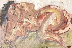 (П) Лукка Валерий Николаевич (г.р. 1945) Бледная фигура. 1989 г.