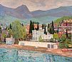 (П) Тимков Николай Ефимович (1912 - 1993) - Гурзуф. 1970 г. Картон, масло. 60 х 50 см Подпись и ...