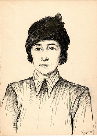 Верейский Георгий Семёнович (1886-1962) Портрет жены
