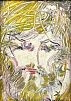 (П) Зверев Анатолий Тимофеевич (1931-1986) - Портрет Саши Шумского. 1978 г. Картон ...