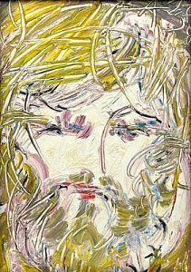 (П) Зверев Анатолий Тимофеевич (1931-1986) - Портрет Саши Шумского. 1978 г. Картон ...