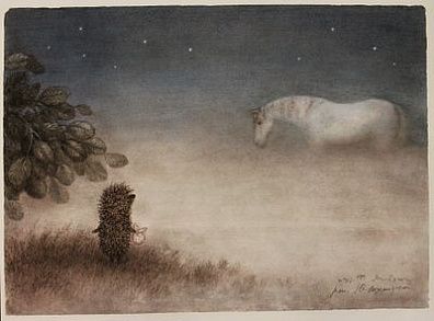 (М) [Норштейн Юрий Борисович (1941 г.р.)] Ярбусова Франческа Альфредовна (1942 г.р.) Ежик встретил лошадь.