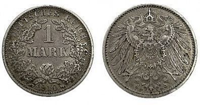 (П) 1 марка 1910 г. Германия, ХF