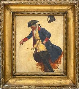 (П) Неизвестный художник Всадник, кон. ХХ - нач. XX вв.