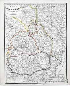 (П) Карта Молдавии, Валахии и Трансильвании. [«Karte von der Moldau, Walachei u. ...