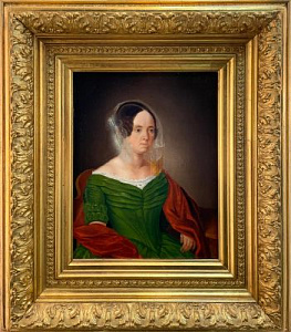 Дама в зеленом платье. 1840-е гг.