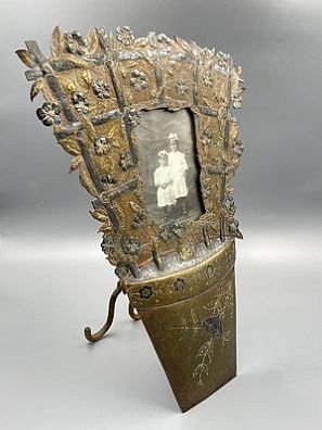 (П) Рамка для фото с цветочным мотивом, кон. XIX - нач. XX вв.