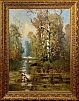 (М) Клевер Юлий Юльевич (1850-1924) - Мариенбург. Старый парк. кон. XIX в. Холст, масло. 143 х ...