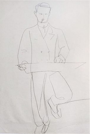 Гринберг Владимир Ариевич (1896-1942) Автопортрет