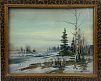 (П) Балунин Михаил Абрамович (1875 - 1938) Зимний пейзаж. Начало XX в.