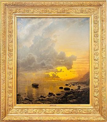 (М) Клевер Юлий Юльевич (1850-1924) - Зима. Хутор. 1890 г. Холст, масло. 58 х 89,5 см ...