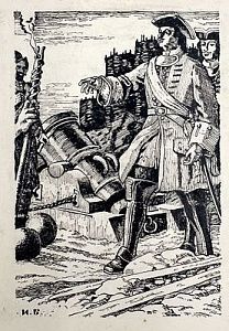 [Мир Искусства] Билибин Иван Яковлевич (1876-1942) - Иллюстрация к роману А.Н.Толстого "Петр ...