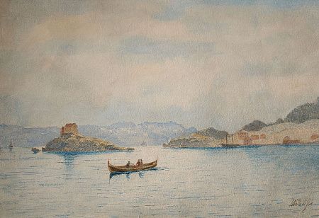 Лагорио Лев Феликсович (1827-1905) Средиземноморский пейзаж