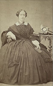 Фотоателье А. Соргато (A. Sorgato), Венеция Портрет неизвестной. 1860-е