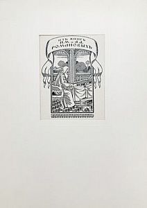 (М) Билибин Иван Яковлевич (1876-1942)Экслибрис Петра Михайловича и Анастасии Дмитриевны Романовых. 1907 г.
