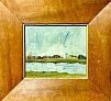 (М)* Мешков Василий Никитич (1867-1946) - Сибирь. На пруду. 1927 г. Картон, масло, 14х 12см Из ...