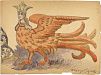[Мир Искусства] Стеллецкий Дмитрий Семёнович (1875–1947) - Птица Сирин. Начало ХХ в. Бумага, ...
