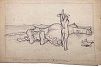 [Мир Искусства] Замирайло Виктор Дмитриевич (1868-1939) - Самсон и несение Христа. Бумага, ...