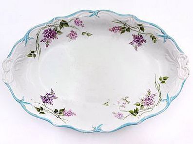 (М) Блюдо. Фарфор Кузнецова. 40 х 27 см