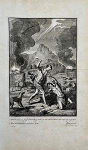Герард Хоет (1648-1733), гравер Михаэль ван дер Гюхт (1660-1725) Каин и Авель. Вторая четверть XVIII в.