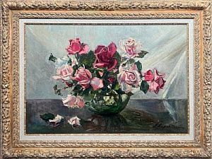 (М) Лапшин Георгий Александрович (1885-1950) Розы. 1930-е-1940-е гг.