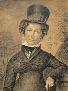 [ТОП-ЛОТ] Франц Крюгер (1797-1857) Великая герцогиня Александрина Мекленбург-Шверинская, урожденная принцесса Прусская.