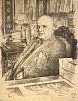 Верейский Георгий Семёнович (1886-1962) - Академик Василий Михайлович Давыдов. 1949 г. 56,5 х ...