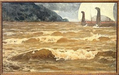 (М) Перминов Василий Тимофеевич (1866-после 1919) Плывут варяги. Конец XIX - начало XX в.