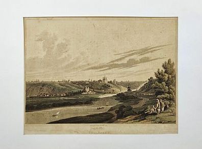 (П) Роберт Боуэр (1758-1834) - издатель - Смоленск. Лист из издания «Иллюстрированные заметки о ...