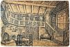 [Филонов и МАИ] Гурвич Борис Исаакович (1905 - 1985) - Театральный эскиз к спектаклю "Женщины ...
