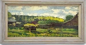 (М)Туржанский Леонард Викторович (1875-1945) Осенний пейзаж.