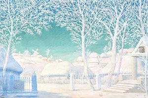 (М) Григорьев Михаил Александрович (1899-1960) - Эскиз декорации к опере П. И. Чайковского ...