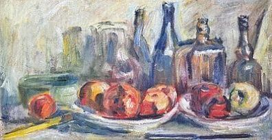 (М) Ротанов Николай Михайлович (1940-2010)Натюрморт с яблоками. 2006 г.