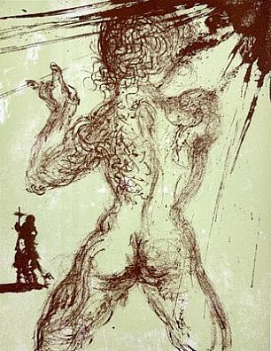 (П) Дали Сальвадор (1904 - 1989) - Рыбак. Иллюстрация к книге "Оммаж Мейссонье" ([Dali. ...