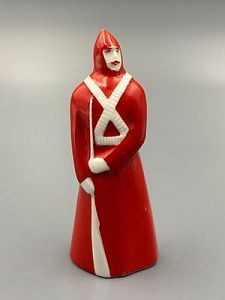 (П) Статуэтка «Красноармеец», Краснодарский завод «Чайка», 1960-90 гг. Фарфор, роспись Выс. 9,9 см