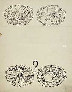 [Мир Искусства] Кустодиев Борис Михайлович (1878 - 1927) - Загадки. Иллюстрации для детского ...