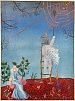 (П) Тихомирова Ирина Алексеевна (г. р. 1956) - В сетях паука. 1977 г. Холст, масло. 80 х 60 см