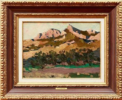 (М) Стожаров Владимир Федорович (1926-1973) Крымский этюд. 1962 г. Картон, масло. 35 х 48.3 см