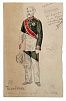 [Мир Искусства] Чупятов Леонид Терентьевич (1890-1941)Эскиз к спектаклю Мейерхольда "Пиковая дама". 1930-е гг. на сцене Михайловского театра