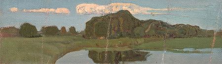 Савинов Анатолий Иванович (1881-1942) Пейзаж с озером