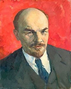* Тихомиров Александр Дмитриевич (1916 - 1995)Портрет В. И. Ленина. Сер. XX в.