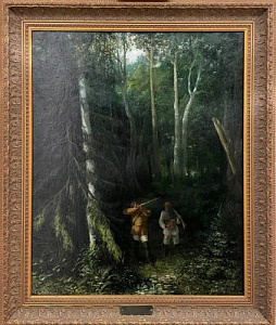 Самойлов Василий Васильевич (1813-1887) Охотники в лесу. 1880-е гг.