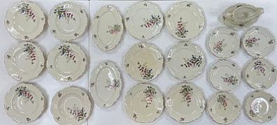 (П) Обеденный сервиз на 6 персон 21 предмет Райхенбах [REICHENBACH PORCELAIN WORKS (Germany)]. ...
