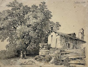 Калам Александр (1810-1864) Сельский пейзаж. 1835 г.