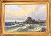 (М) Бредов Альберт (1828 - 1899) - Морской пейзаж. Последняя треть XIX в. Холст, масло. 57,5 х ...