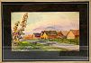 (П) Лансере Николай Евгеньевич (1879-1942) - Сельская улочка. 1937 г. Бумага, акварель. 12 х 20 ...