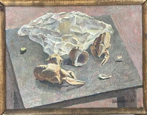 Натюрморт с раками. 1996 г. Натюрморт с раками. 1996 г.