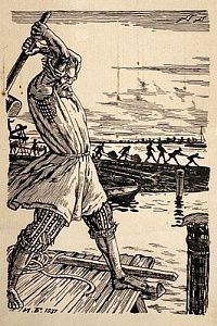 [Мир Искусства] Билибин Иван Яковлевич (1876-1942) - Иллюстрация к роману А.Н.Толстого "Петр ...